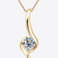 1 Carat Moissanite 925 Sterling Silver Necklace