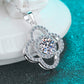 1 Carat Moissanite 925 Sterling Silver Necklace