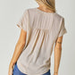 V-Neck Dolman Sleeve Solid Basic Top