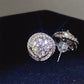 6 Carat Moissanite 925 Sterling Silver Earrings