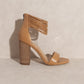 OASIS SOCIETY Blair - Thick Ankle Strap Block Heel