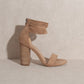 OASIS SOCIETY Blair - Thick Ankle Strap Block Heel