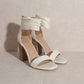 OASIS SOCIETY Blair - Thick Ankle Strap Block Heel