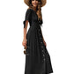 Maxi Dress with buttons on the front