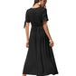 Maxi Dress with buttons on the front