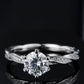 1 Carat Moissanite 925 Sterling Silver Ring