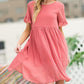 Swiss Dot Chiffon Dress