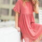 Swiss Dot Chiffon Dress