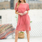 Swiss Dot Chiffon Dress