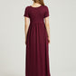 Women's Summer Casual Maxi Dress With Pocket