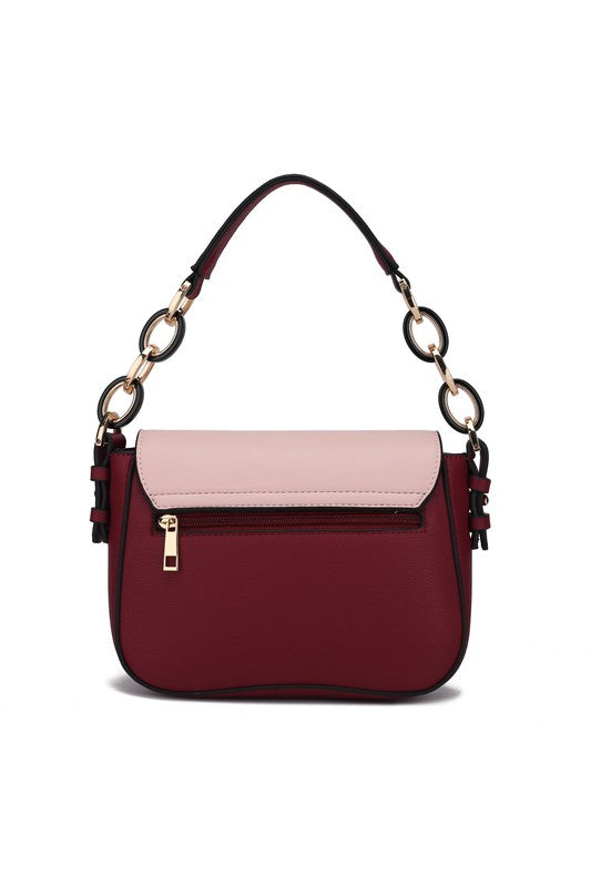 MKF Fantasia Solid Crossbody Handbag Women by Mia