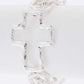 Hammer Cross Charm Stretch Chain Bracelet