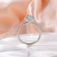 1.5 Carat Teardrop Shape Moissanite 925 Sterling Silver Ring