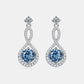 1 Carat Moissanite 925 Sterling Silver Earrings