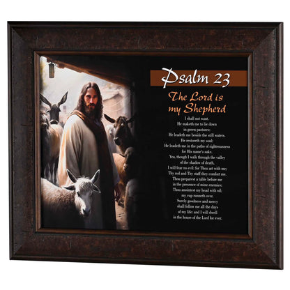 Framed Wall Art The Lord Is My Shepherd