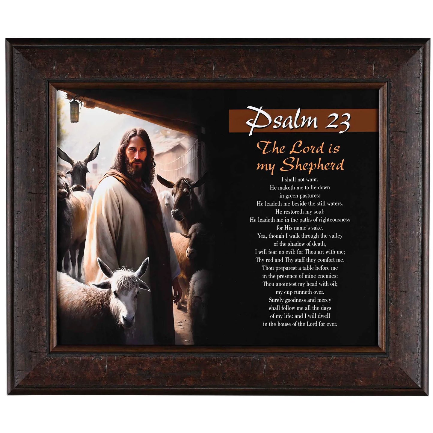 Framed Wall Art The Lord Is My Shepherd