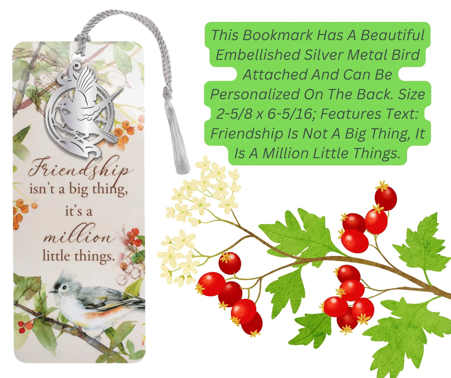 Ornament Bookcard Friendship A Million