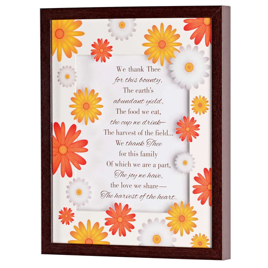 Framed Wall Art We Thank Thee 11x14