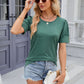 Women's Casual Short Sleeve T-Shirts Crew Neck