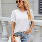 Women's Casual Short Sleeve T-Shirts Crew Neck