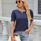 Women's Casual Short Sleeve T-Shirts Crew Neck