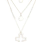 Cross Pendant Layered Necklace