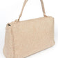 Large Top Handle Linen Convertible Bag