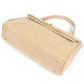 Large Top Handle Linen Convertible Bag