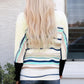 Women Striped Color Block Fit Long Sleeve Top