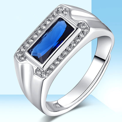 S925 Sterling Silver Jewelry Kyanite Ring Ring