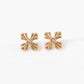 Small Cross Stud Earrings