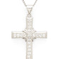 CZ Cross Pendant Necklace