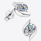 1 Carat Moissanite 925 Sterling Silver Stud Earrings