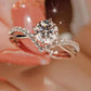 Bold Beauty 1 Carat Moissanite Heart-Shaped Ring