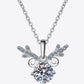 1 Carat Moissanite 925 Sterling Silver Necklace