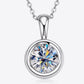 2 Carat Moissanite 925 Sterling Silver Necklace