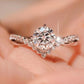 Bold Beauty 1 Carat Moissanite Heart-Shaped Ring