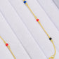 18K Gold-Plated Multicolored Bead Necklace