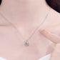 1 Carat Moissanite 925 Sterling Silver Necklace