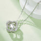 Moissanite Four Leaf Clover Pendant Necklace