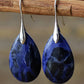 Natural Stone Teardrop Earrings