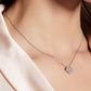 Moissanite Four Leaf Clover Pendant Necklace