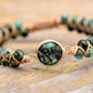 Handmade Beaded Copper Bracelet