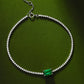 Adored 1 Carat Lab-Grown Emerald Bracelet