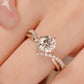 Bold Beauty 1 Carat Moissanite Heart-Shaped Ring