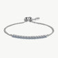 Adored Moissanite Sterling Silver Bracelet