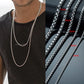 ROUND BOX CHAIN STAINLESS STEEL CHAIN MENS OR WOMENS CHAIN UNISEX JEWELRY 18 TO 30INCH