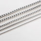 ROUND BOX CHAIN STAINLESS STEEL CHAIN MENS OR WOMENS CHAIN UNISEX JEWELRY 18 TO 30INCH