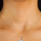 2 Carat Moissanite 925 Sterling Silver Necklace