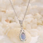 Find Your Center Opal Pendant Necklace